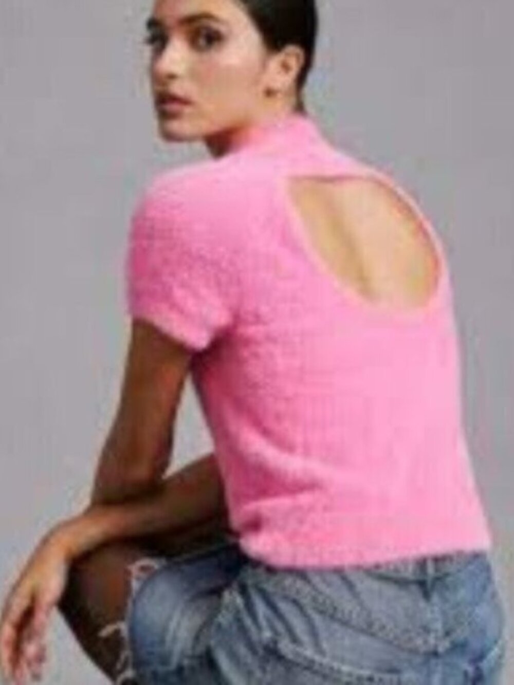 Anthropologie Maeve Eyelash Sweater
